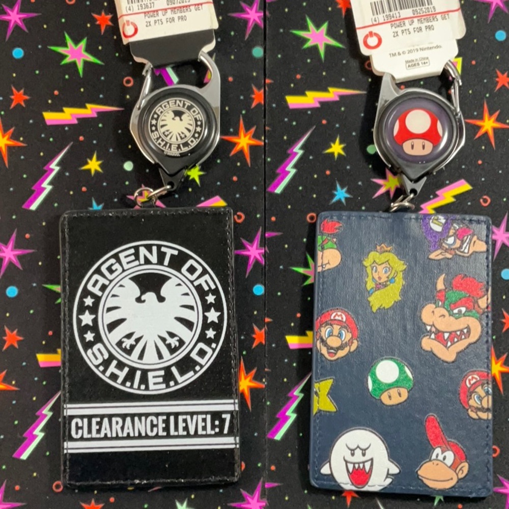 Brand New Retractable ID Badge Combo